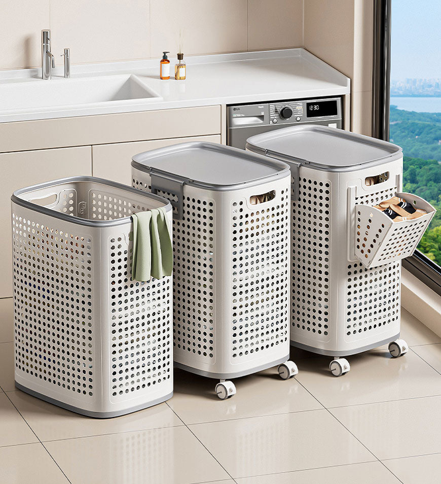 LaundryGlide Bin™ - Een Week Vol Kleding, Geen Rugpijn, Maximale Stijl