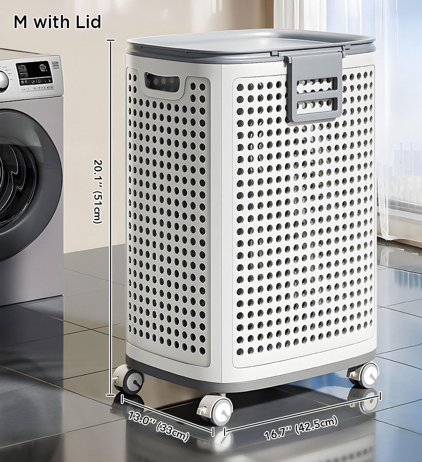LaundryGlide Bin™ - Een Week Vol Kleding, Geen Rugpijn, Maximale Stijl