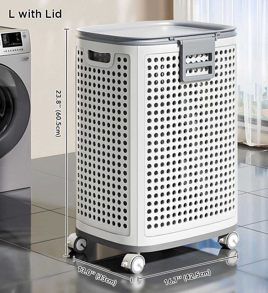 LaundryGlide Bin™ - Een Week Vol Kleding, Geen Rugpijn, Maximale Stijl