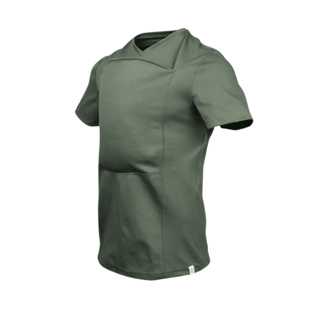 SnuggleShirt™ - Moeiteloze Hechting voor Actieve Ouders van Vandaag