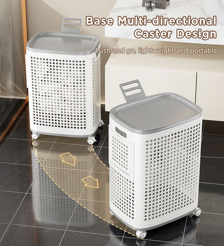 LaundryGlide Bin™ - Een Week Vol Kleding, Geen Rugpijn, Maximale Stijl