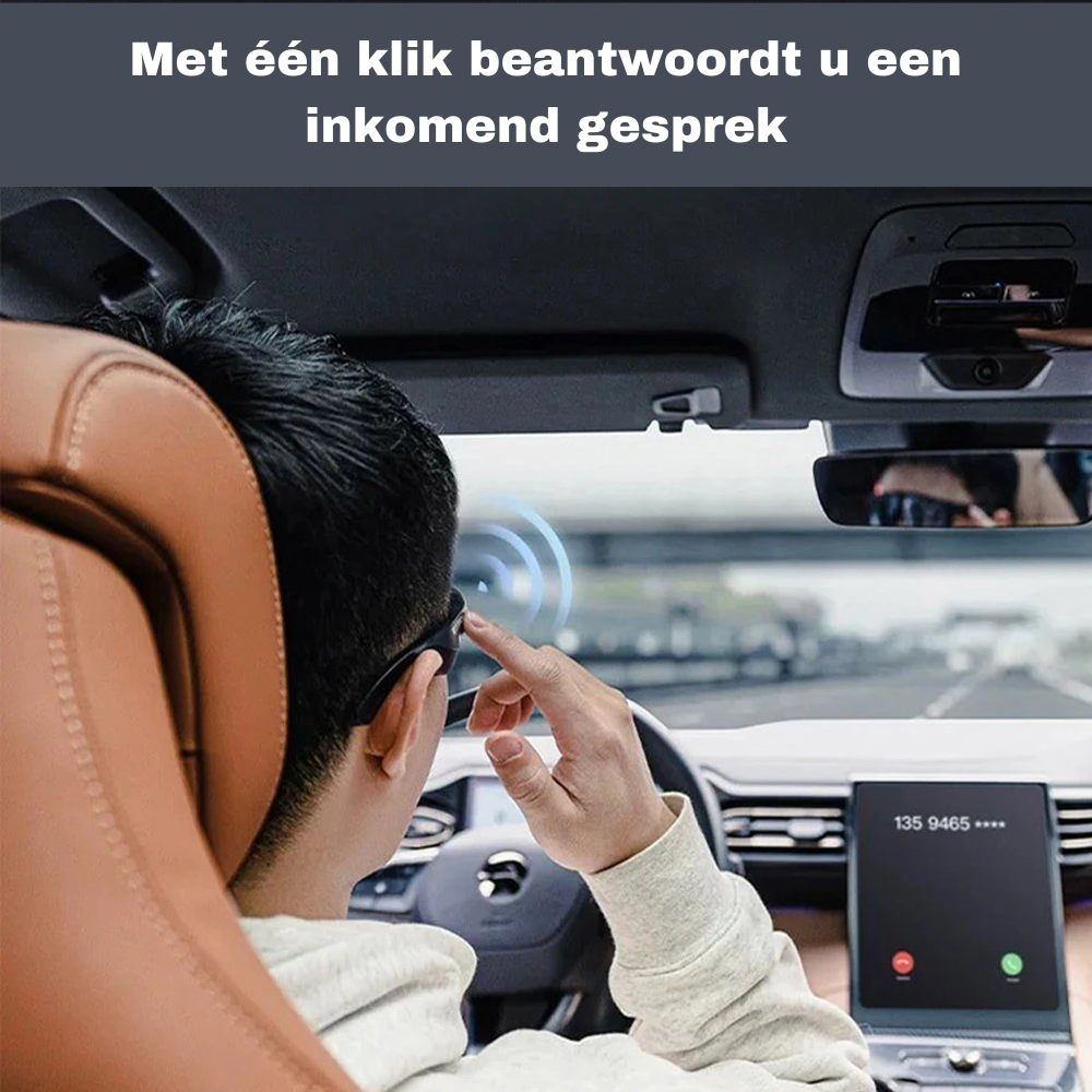 BeamBeats™ - Smart Bluetooth Technologie in je Zonnebril
