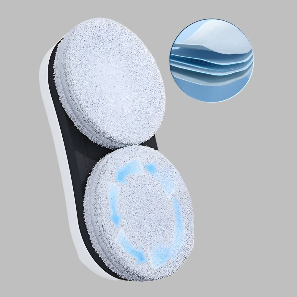 CleanSweep™ Ramenrobot | Automatische Reiniging met Sensoren & Water Spray of Losse Pads.