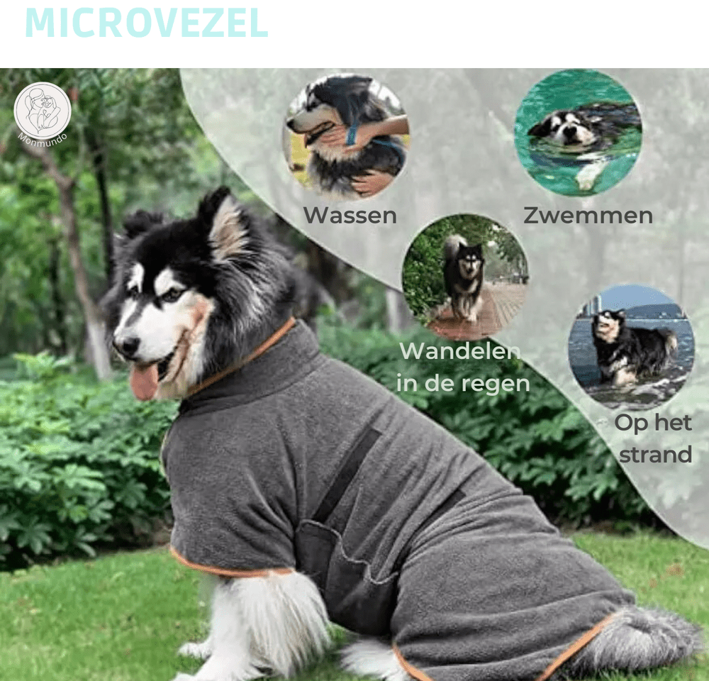 ComfortCoat™- Ultieme oplossing voor het drogen van honden
