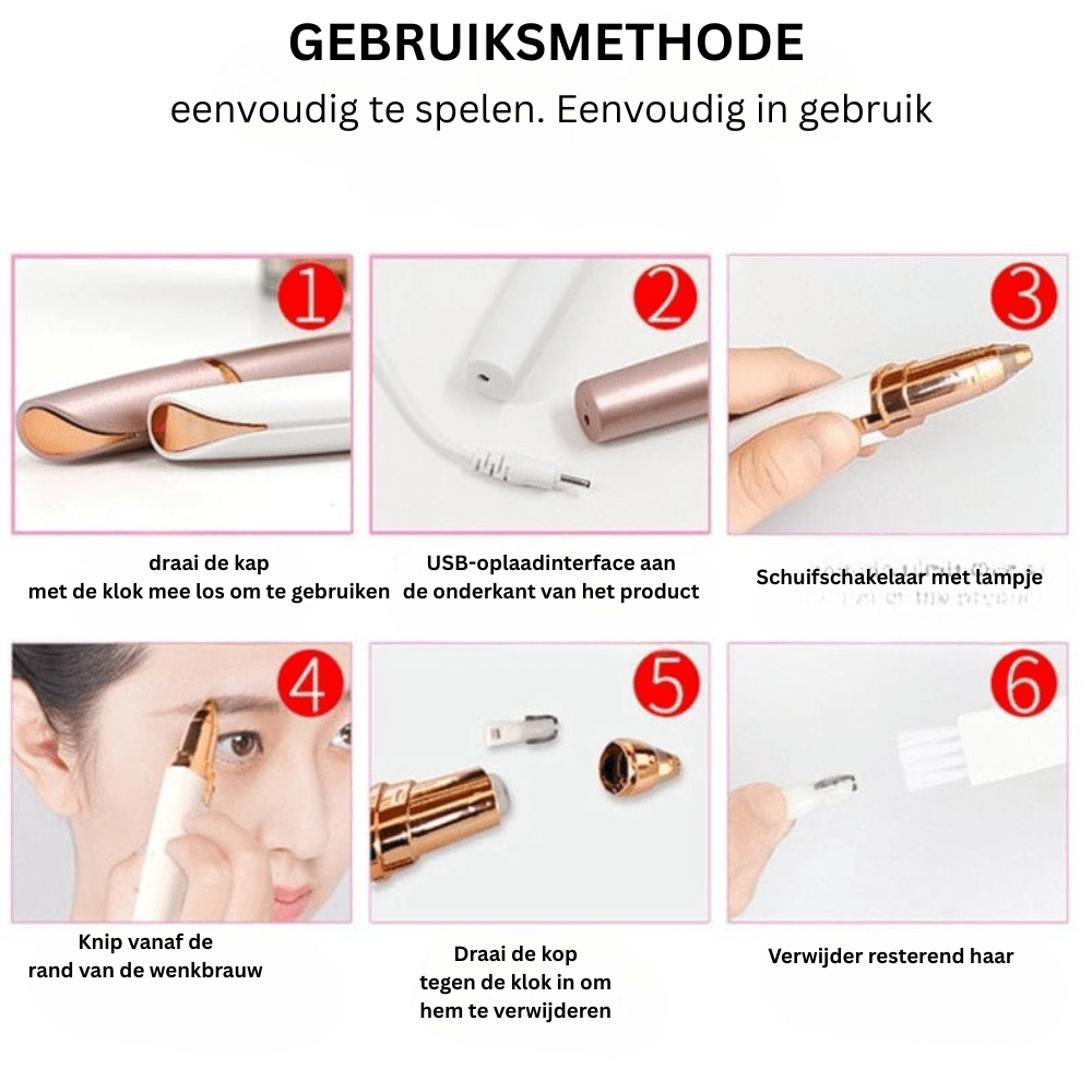 Smooth-Epilator™ | Verwijder pijnloos geszichtsbeharing