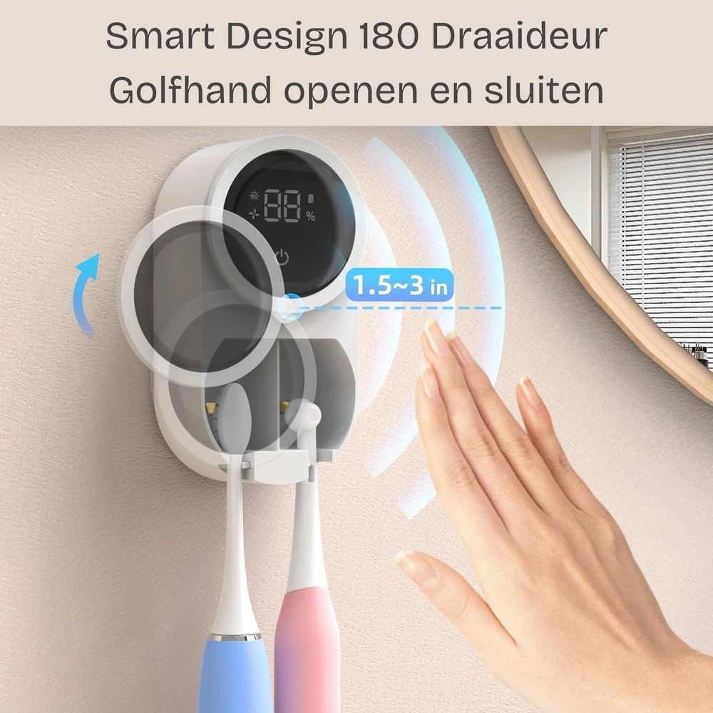 GuardBrush™ -Reinig je tandenborstel, voorkom onzichtbare gezondheidsrisico's