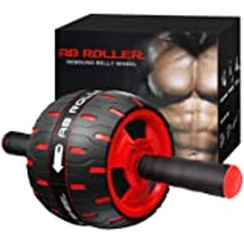 Ab Roller for Abs Workout Wheel No Noise Muscle Exercise Equipment Home Fitness Power Heavy Duty Abdominal Wheel Roller Function