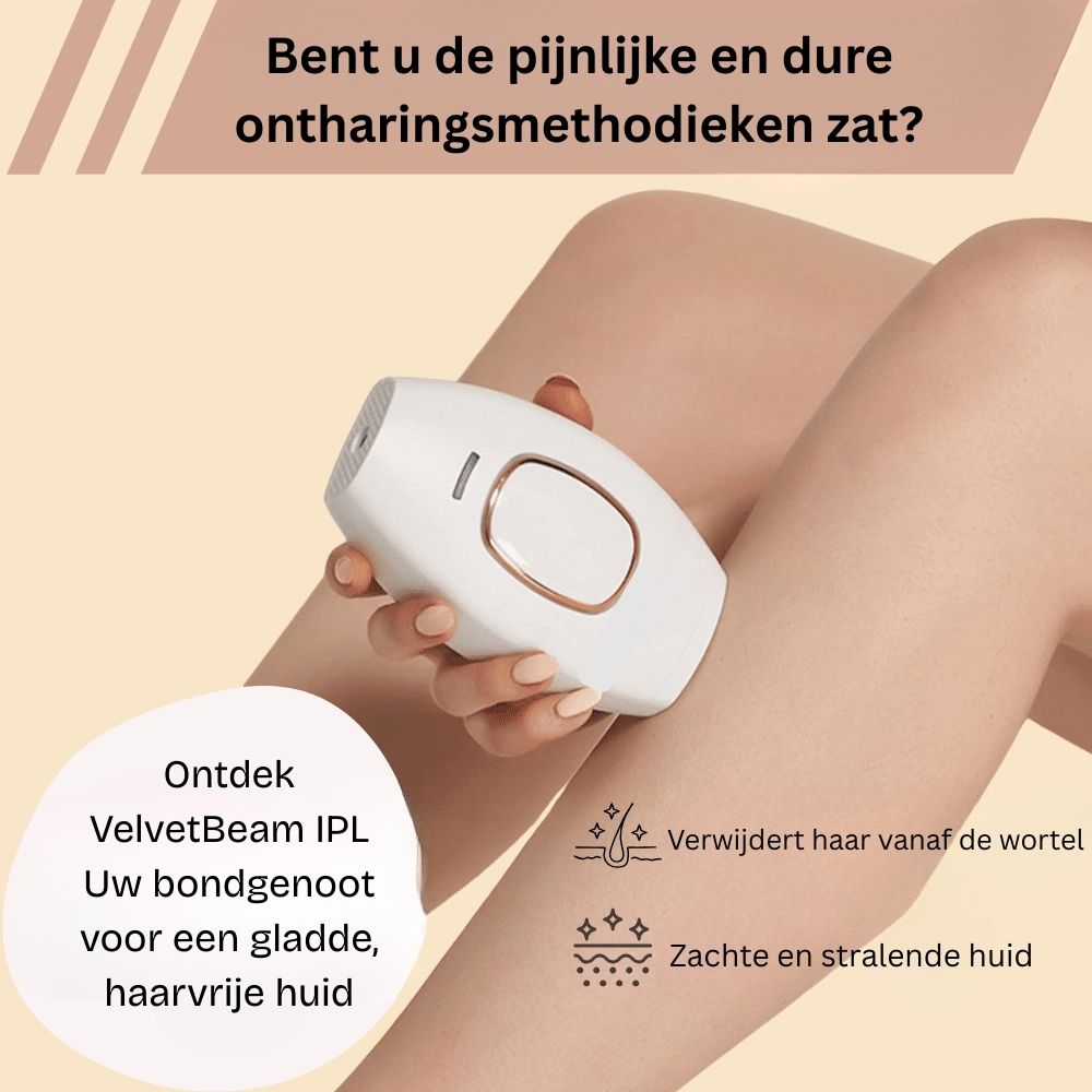 VelvetBeam IPL™ - Professionele Salonresultaten Zonder Tijd of Kosten