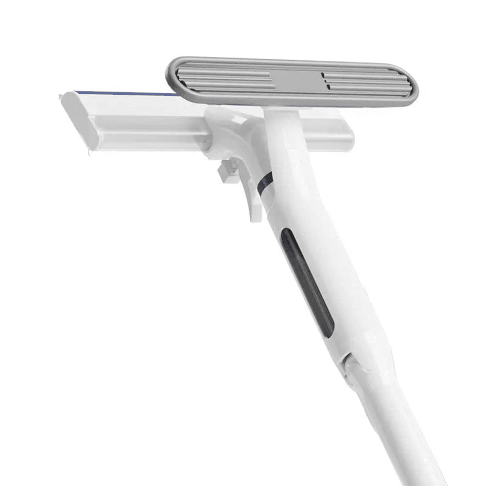 Lavavetri Telescopico 3 in 1 con Spray e Contenitore Integrato