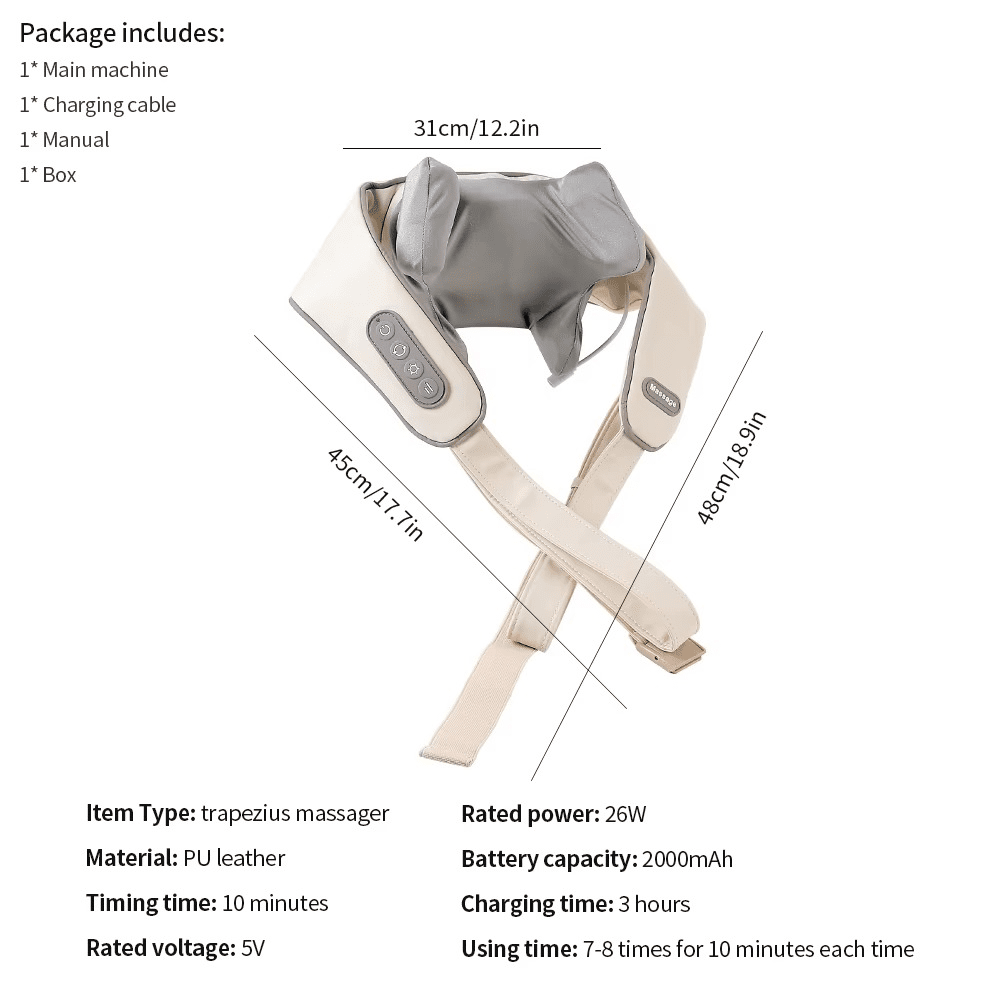 PureEase Massager™ - Zet Spierspanning Om In Totale Ontspanning Op Elk Moment
