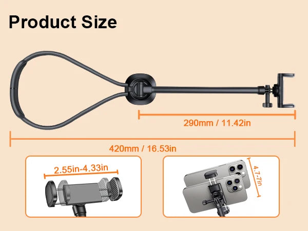 NeckMount Master - Jouw Ultieme Handsfree Telefoon Oplossing