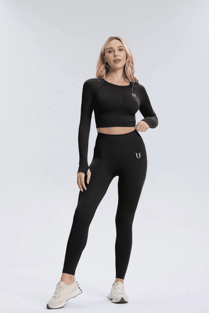 Livia | Premium Scrunch Legging - Zwart