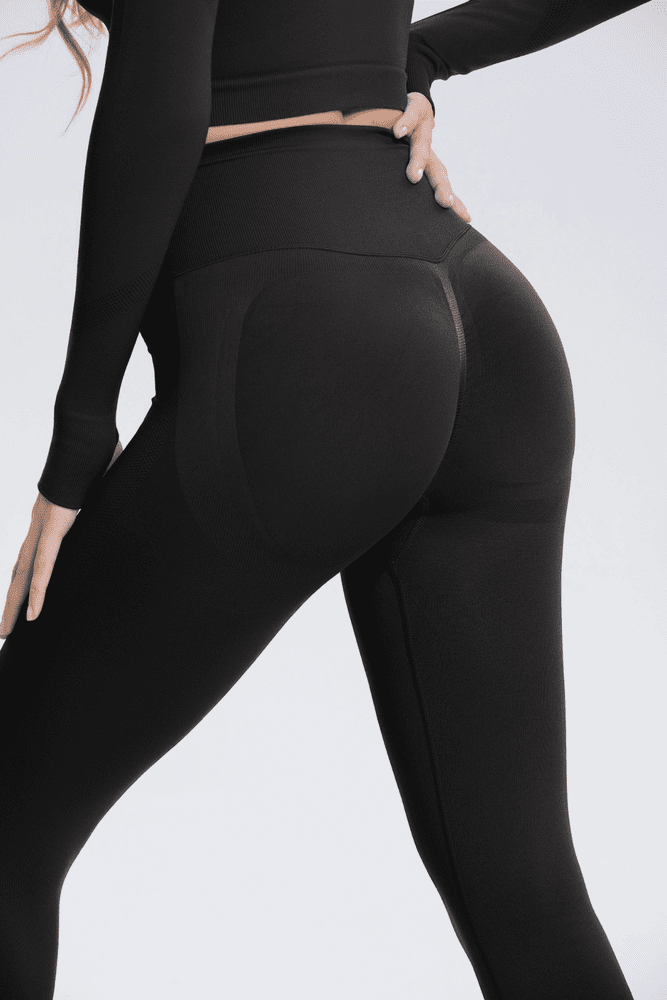 Livia | Premium Scrunch Legging - Zwart