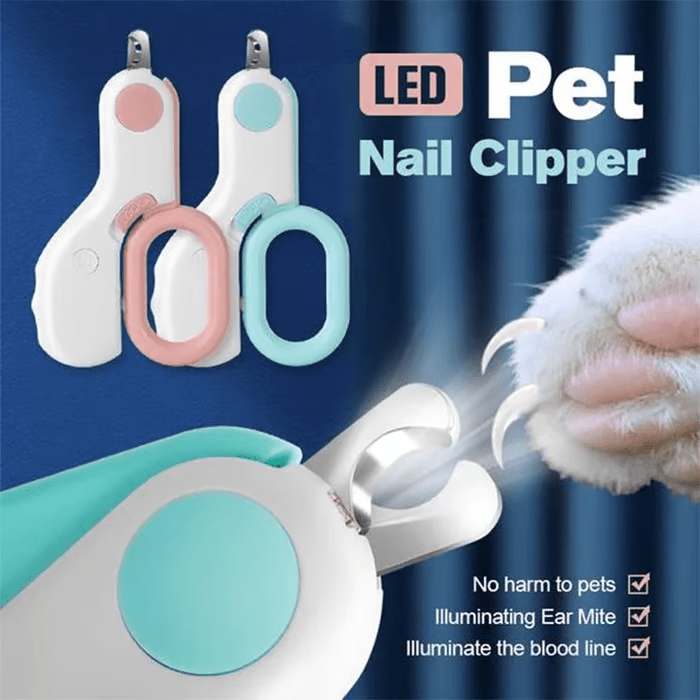 LED Pet Nail Clipper ~ Safe, Stress-Free Grooming in Seconds.