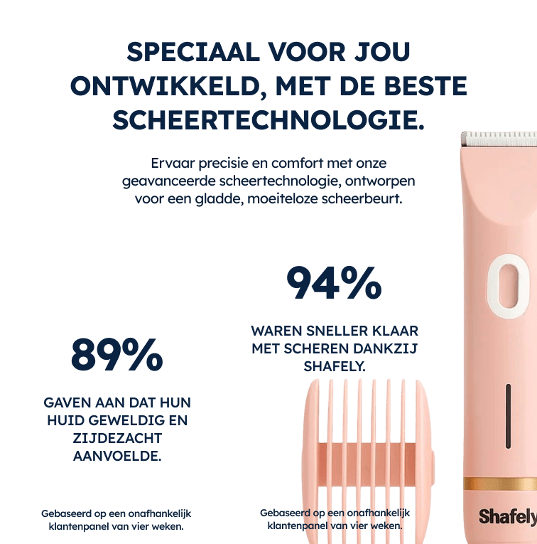 Shafely 2 in 1 shaver