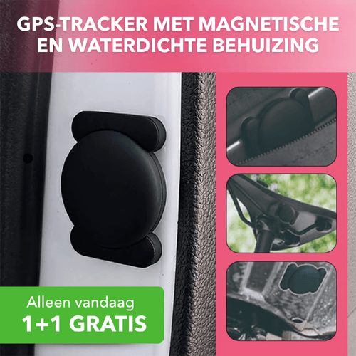 SafeTag™ - Waterdichte GPS-tracker met magnetische behuizing