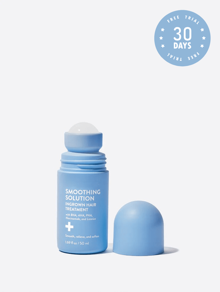 Smoothing Solution treatment against ingrown hairs