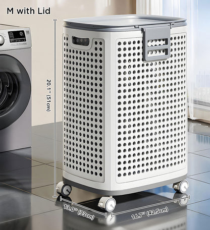 LaundryGlide Bin™ - Een Week Vol Kleding, Geen Rugpijn, Maximale Stijl