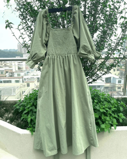 Miliy | French Ruffle Sleeve Dress