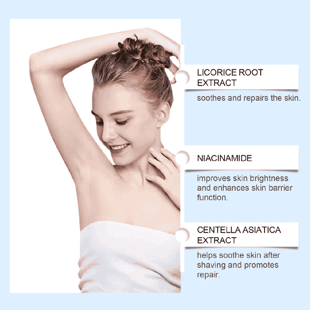 Smoothing Solution treatment against ingrown hairs