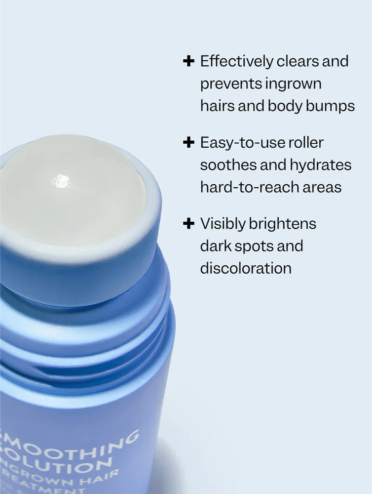 Smoothing Solution treatment against ingrown hairs