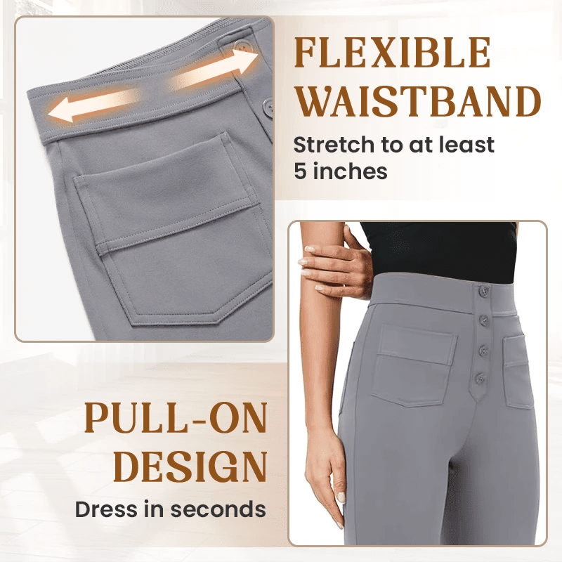 ✈️ Koop 2 en krijg gratis verzending ✈️💥Uitverkoop 49% korting🔥 Casual High Waist Stretch Broek voor dames