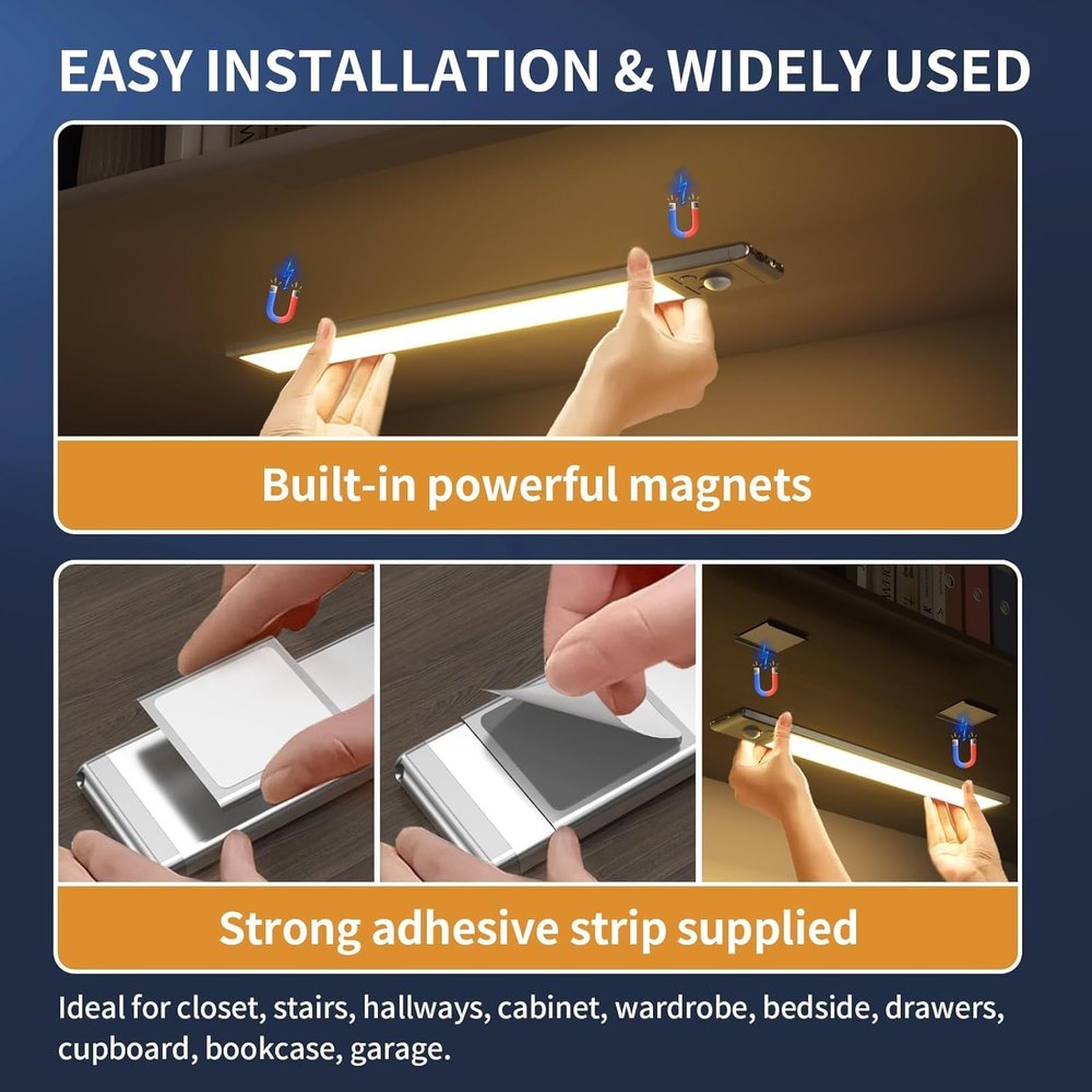 Glowvy™ Motion Sensor Light Bar - Rechargeable Illumination That Lights Up Life’s Dark Corners