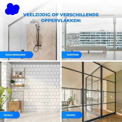 CleanSweep™ Ramenrobot | Automatische Reiniging met Sensoren & Water Spray of Losse Pads.