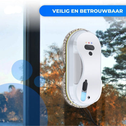 CleanSweep™ Ramenrobot | Automatische Reiniging met Sensoren & Water Spray of Losse Pads.