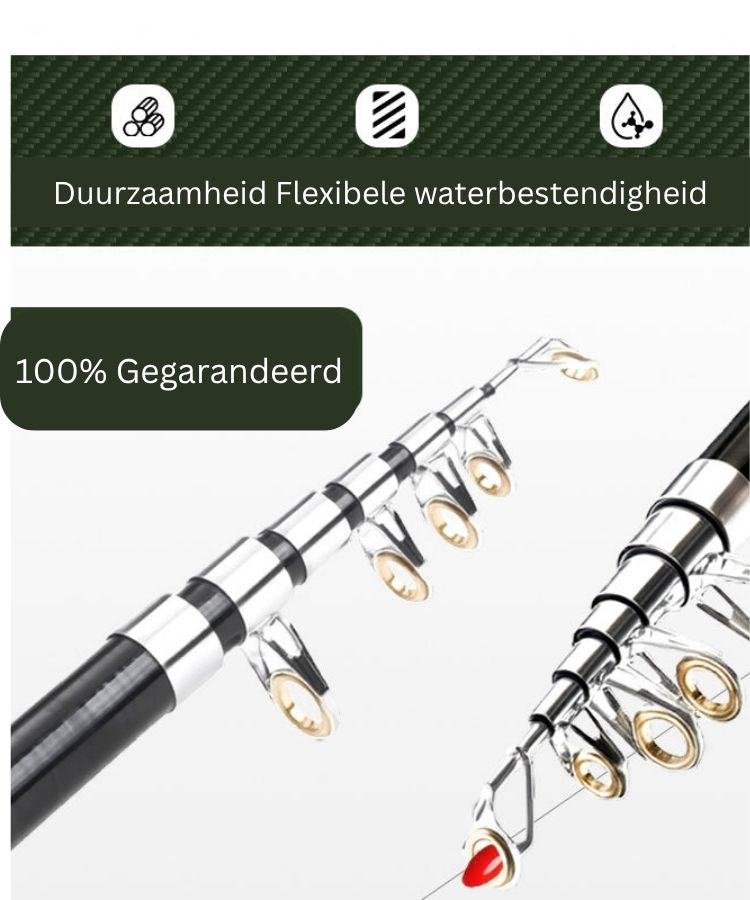 PowerFold Rod™ - Ontvouw Avontuur, Berg Rommel Op, Vis Waar Je Maar Wilt