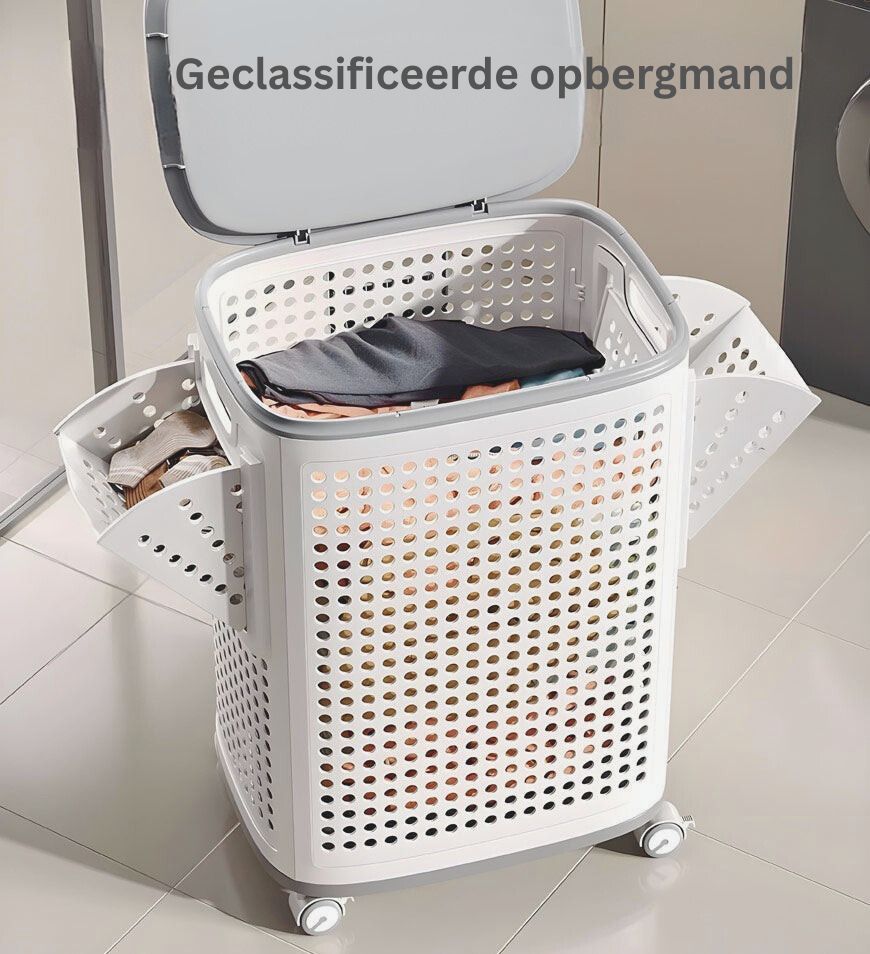 LaundryGlide Bin™ - Een Week Vol Kleding, Geen Rugpijn, Maximale Stijl