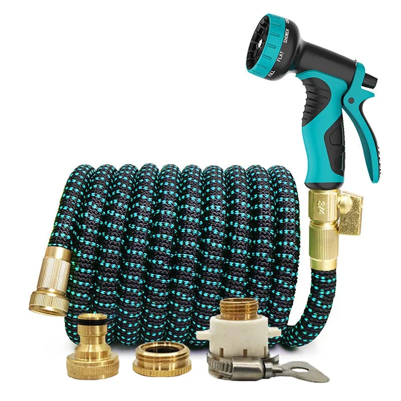 MicroHose™ Expandable Water Hose with Thumb Spray Nozzle