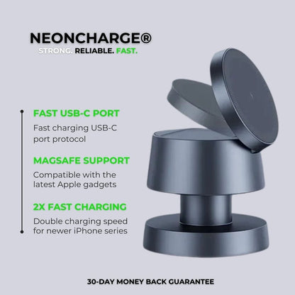 NeonCharge® 3-in-1 MagSafe Charger