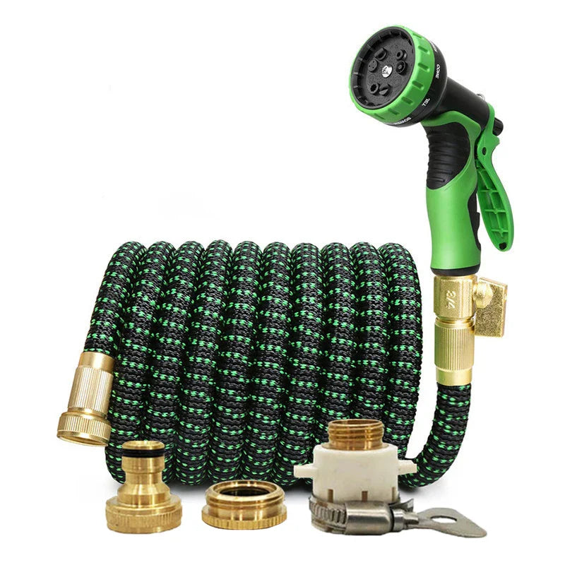 MicroHose™ Expandable Water Hose with Thumb Spray Nozzle