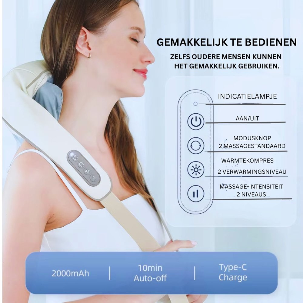 PureEase Massager™ - Zet Spierspanning Om In Totale Ontspanning Op Elk Moment