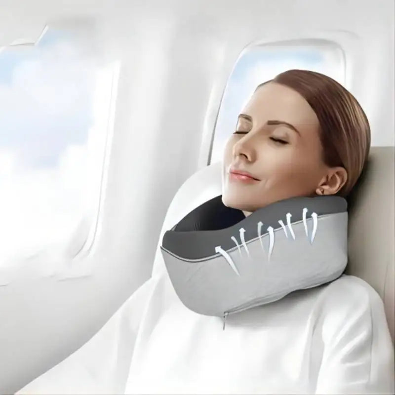 Travel Neck Pillow Travel Neck Cushion Durable U-Shaped Travel Pillow Portable U-Shaped Pillow Undeformable Airplan