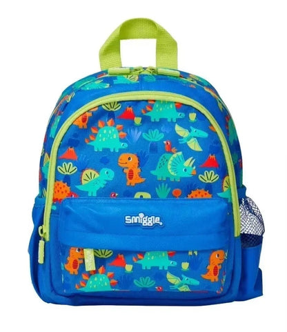 Genuine Australian Smiggle Blue Dinosaur Backpack, Medium Hat Backpack, Children'S Backpack, Suitcase, Juice Cup, Straw Cup