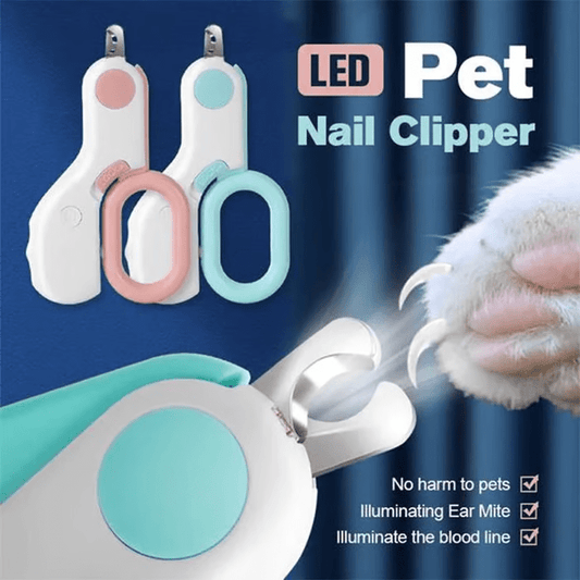 LED Pet Nail Clipper ~ Safe, Stress-Free Grooming in Seconds.