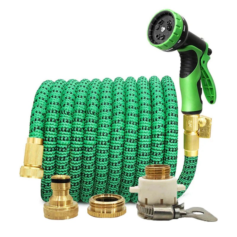 MicroHose™ Expandable Water Hose with Thumb Spray Nozzle