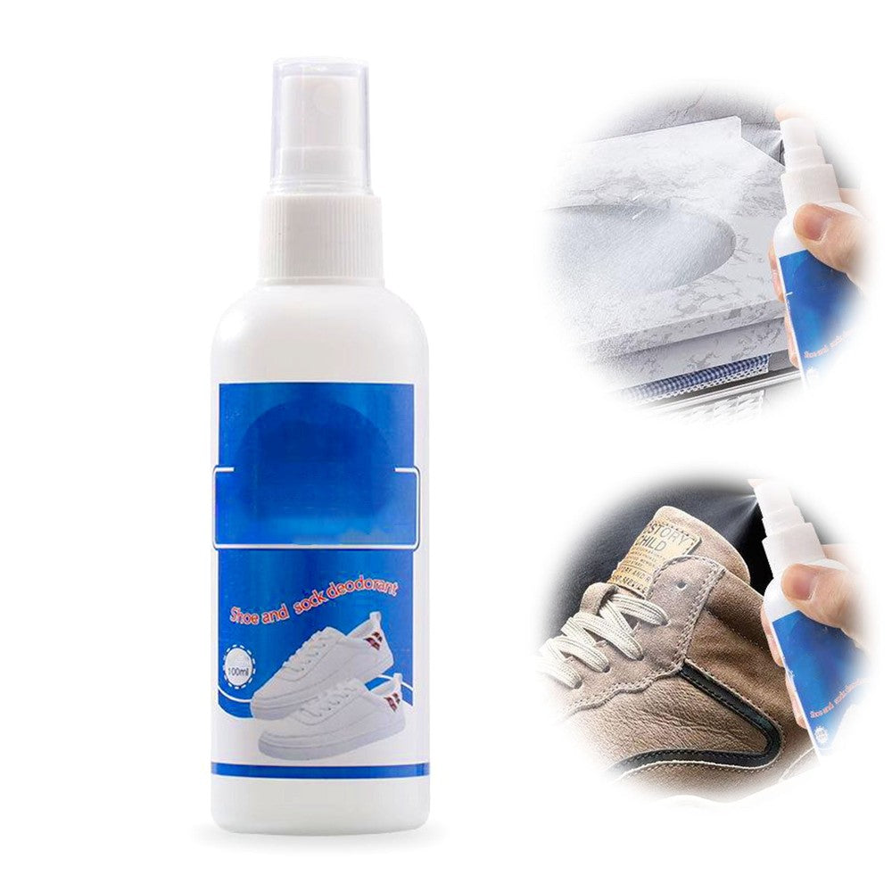 💥💥Tijdelijk 50% korting👟Antibacteriële, sneldrogende spray voor schoenen en sokken - antibacterieel en langdurige frisheid🔝✅🌟
