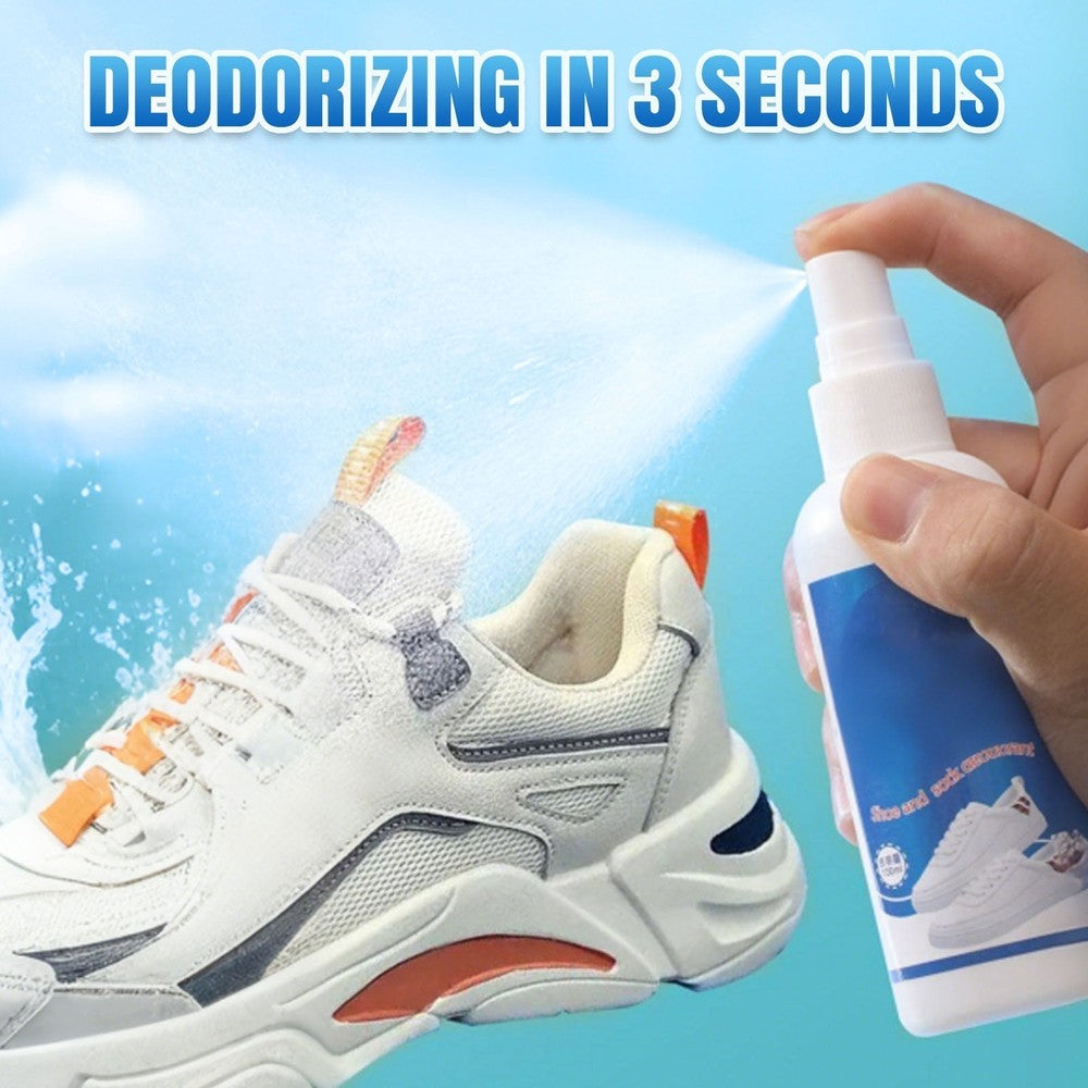 💥💥Tijdelijk 50% korting👟Antibacteriële, sneldrogende spray voor schoenen en sokken - antibacterieel en langdurige frisheid🔝✅🌟