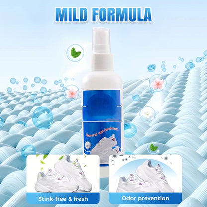 💥💥Tijdelijk 50% korting👟Antibacteriële, sneldrogende spray voor schoenen en sokken - antibacterieel en langdurige frisheid🔝✅🌟