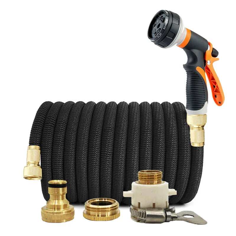 MicroHose™ Expandable Water Hose with Thumb Spray Nozzle