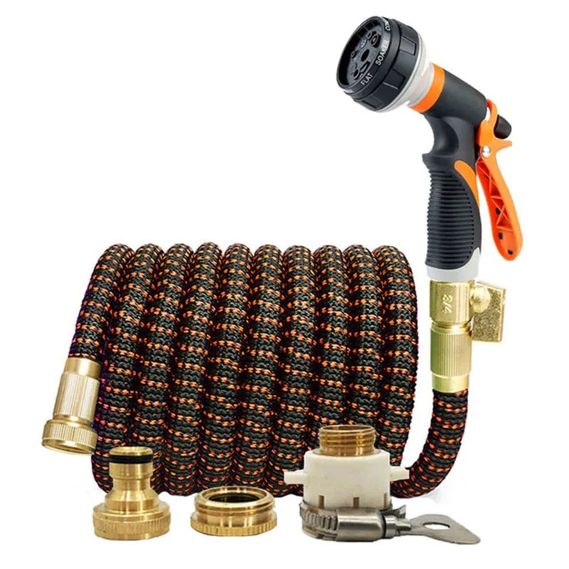 MicroHose™ Expandable Water Hose with Thumb Spray Nozzle